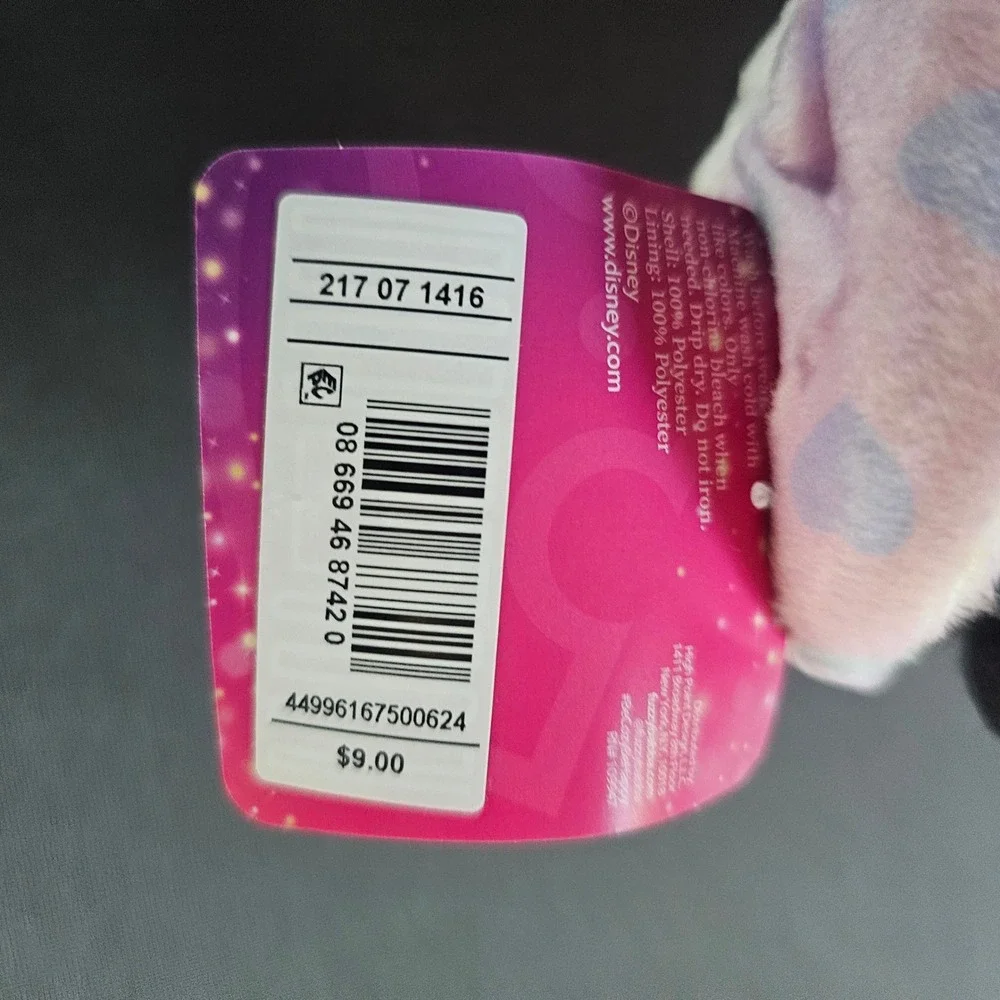 Disney Princess Fuzzy Babba Slipper Socks Girls 2T-3T Purple Ariel Tiana NEW